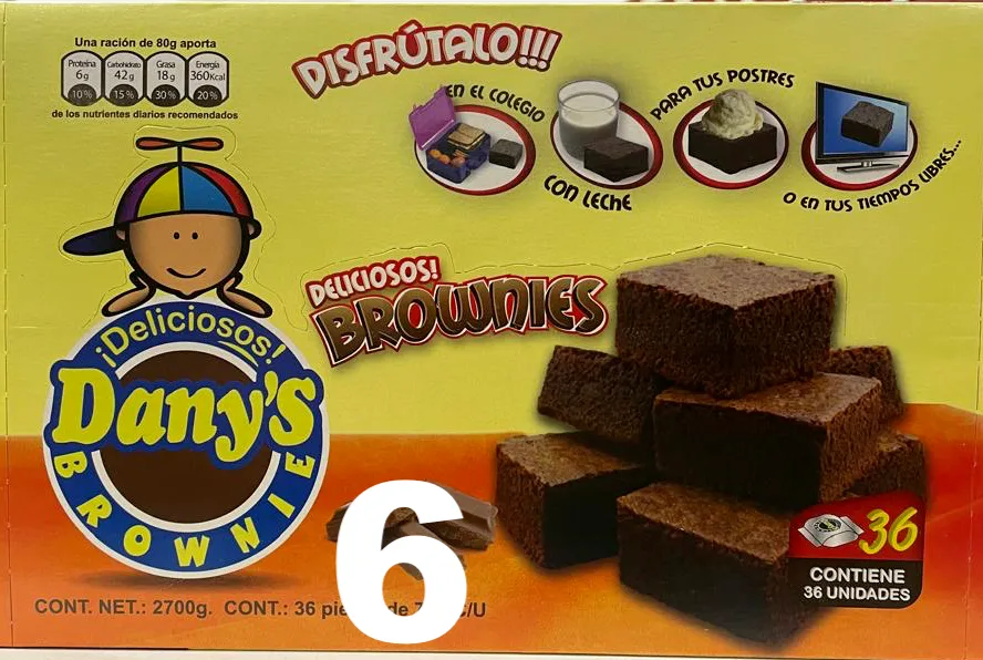 3174 BROWNIE CLASICO SIXPACK 6 Un.